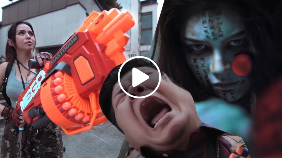 杰哥發威! 用雞雞救了美女和全世界 Mega Power NERF Gun ft. 鐵牛