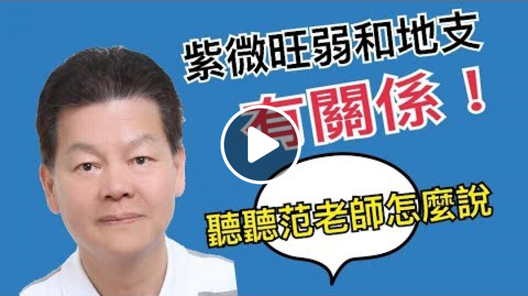 紫微斗數范振木老師-紫微旺弱和地支有關係